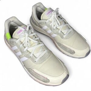 Adidas Women's Retrorun sneaker Chalk White/Cloud White/Dash Grey - Size 10